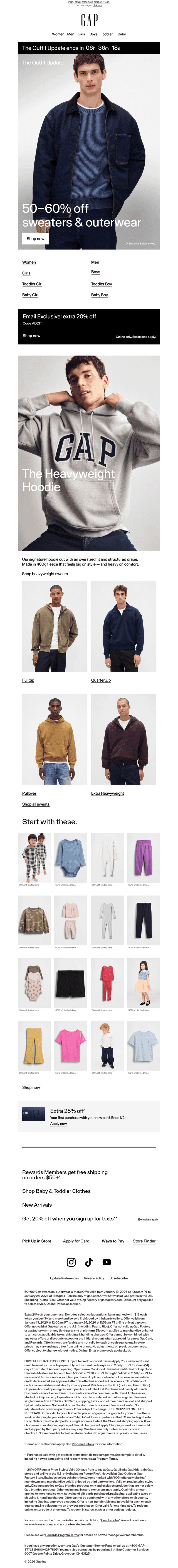 You have until midnight to get 50–60% off