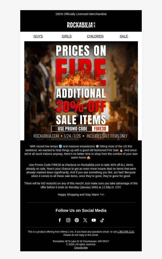 30% Off Everything On Sale 🚨
