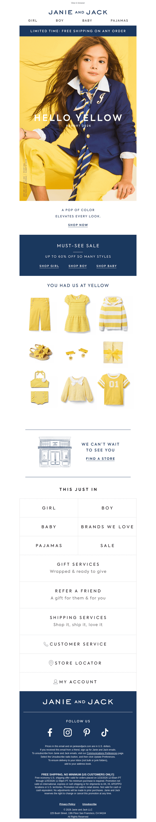 Final hours for free shipping