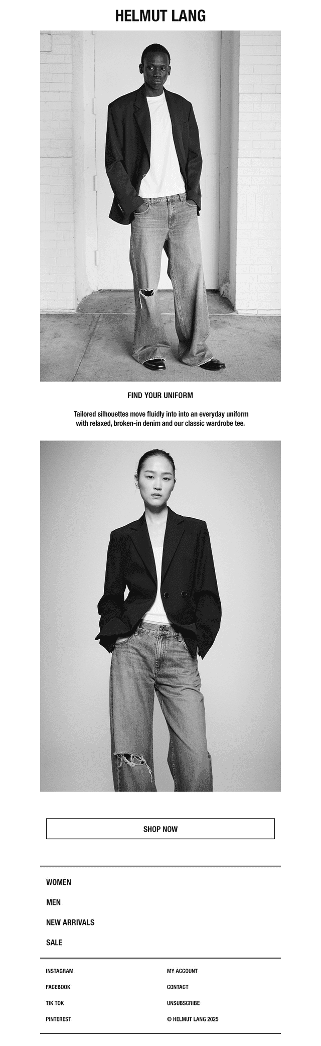 DISCOVER YOUR UNIFORM