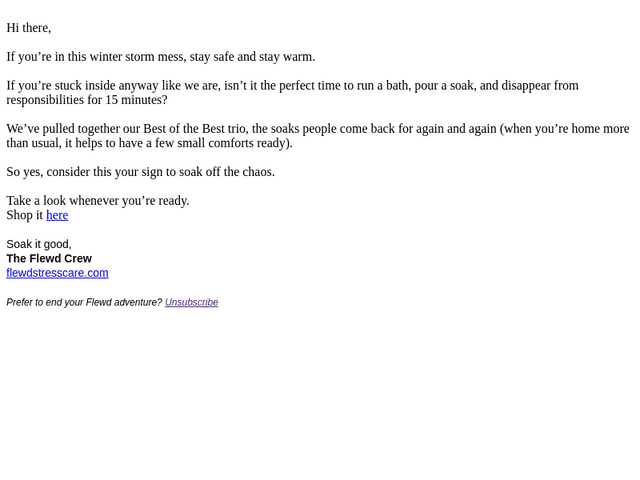 Flewd email from Tue, Jan 27, 2026