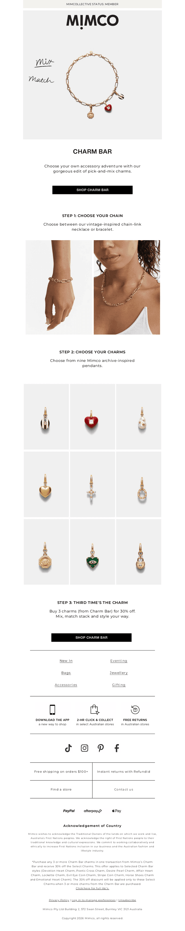 The Charm Bar is open ❤️🔒