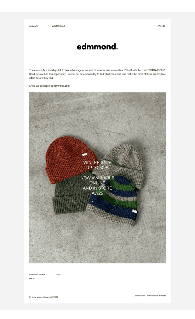 WINTER SALE | LAST DAYS