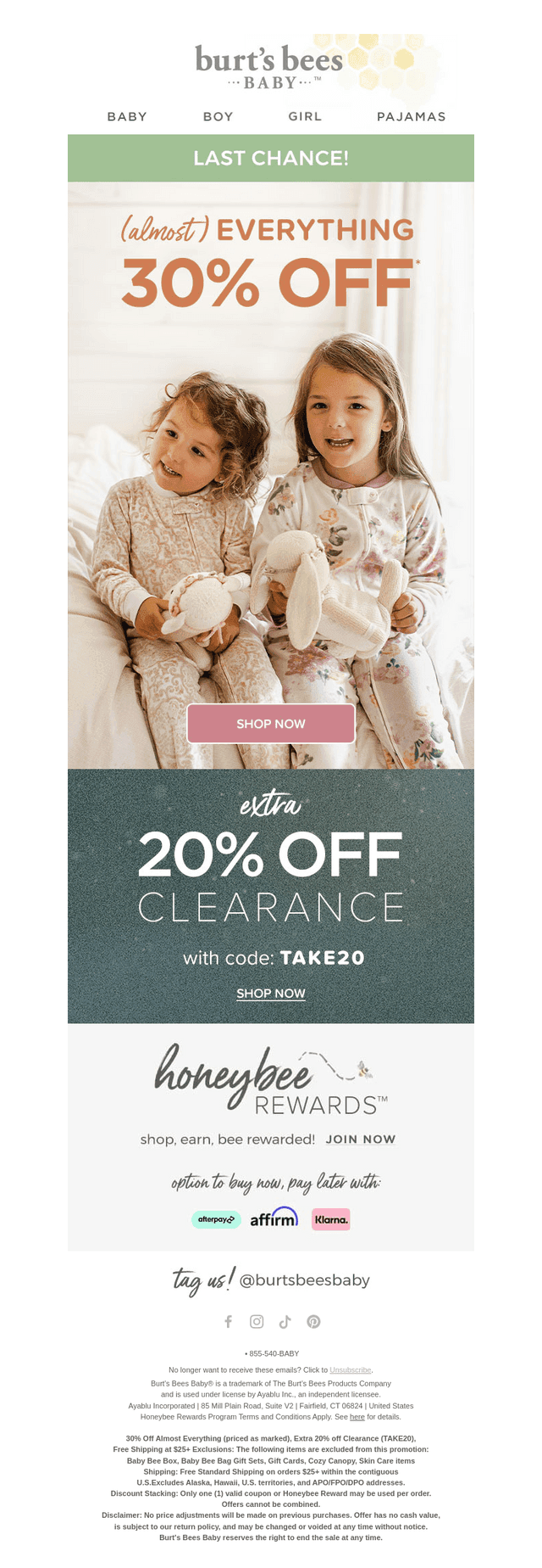 LAST CHANCE! 30% OFF (Almost) Everything
