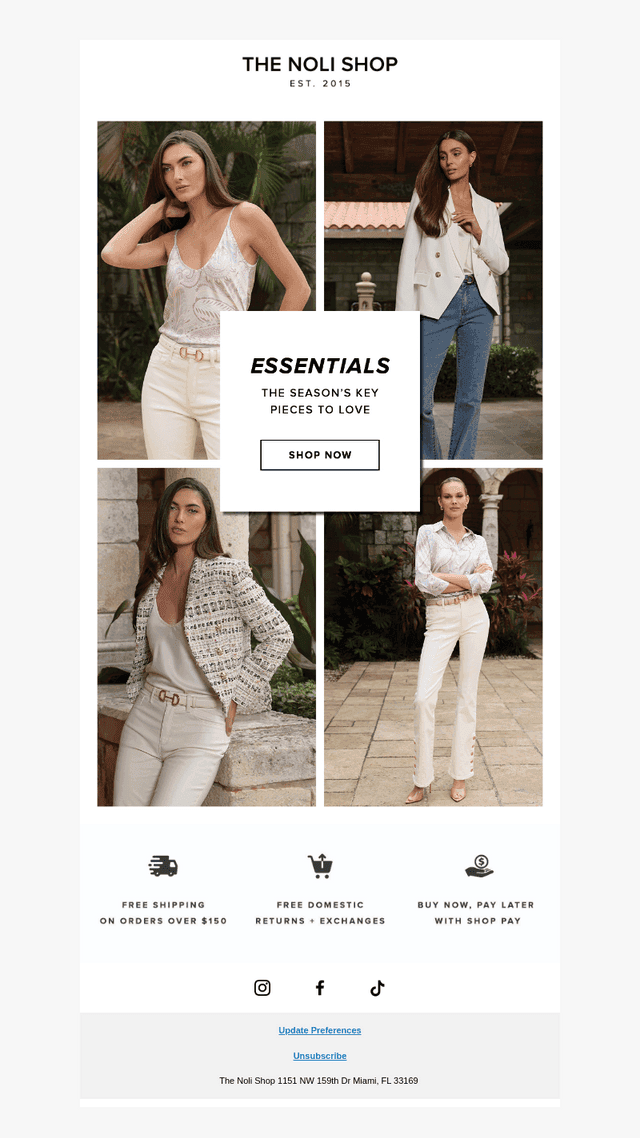 SPRING ESSENTIAL STYLES