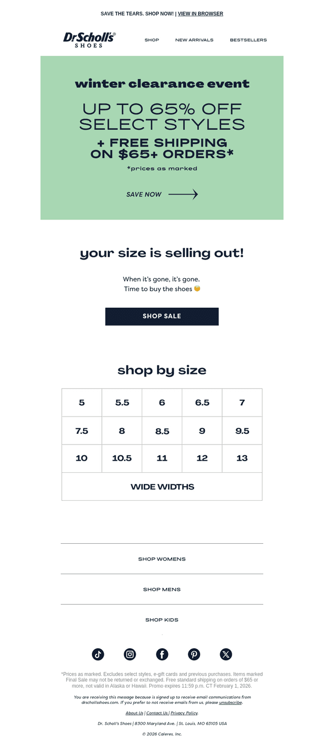 Up to 65% off ENDS SOON 😭