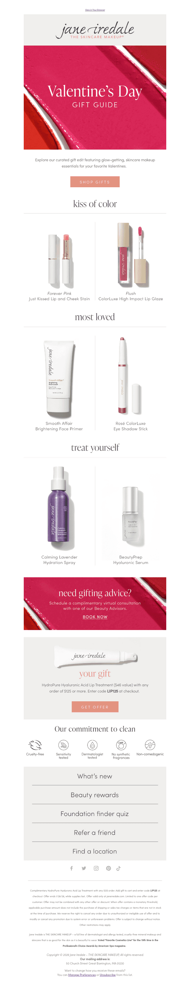 jane iredale email from Tue, Jan 27, 2026