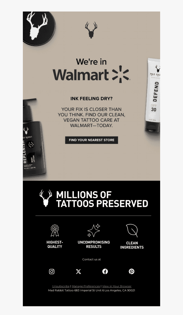 🌟 Find Mad Rabbit at Walmart!