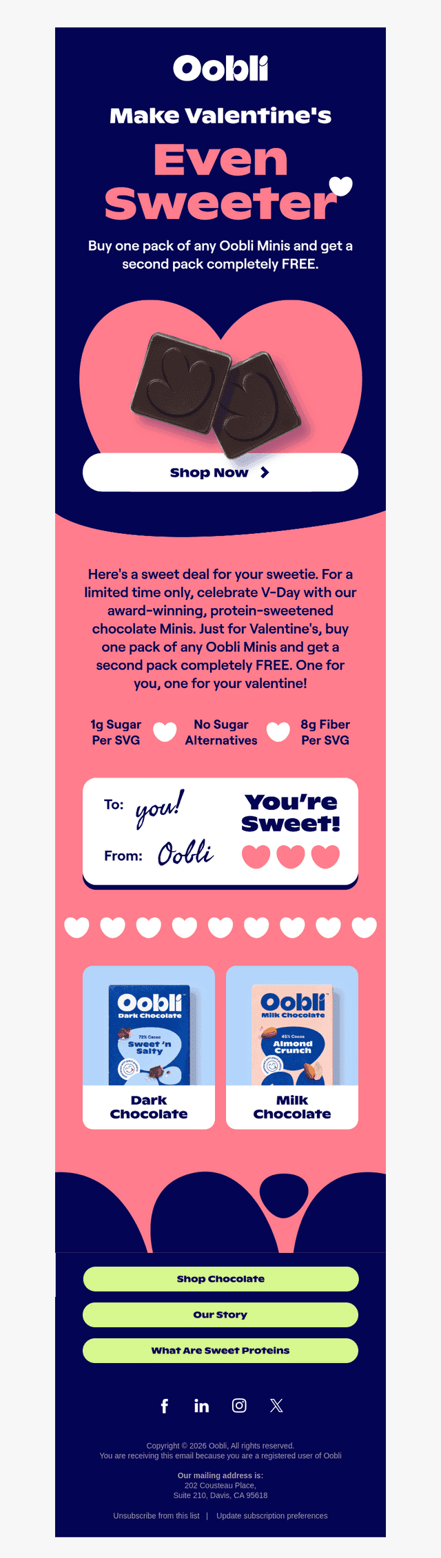 Oobli email from Tue, Jan 27, 2026