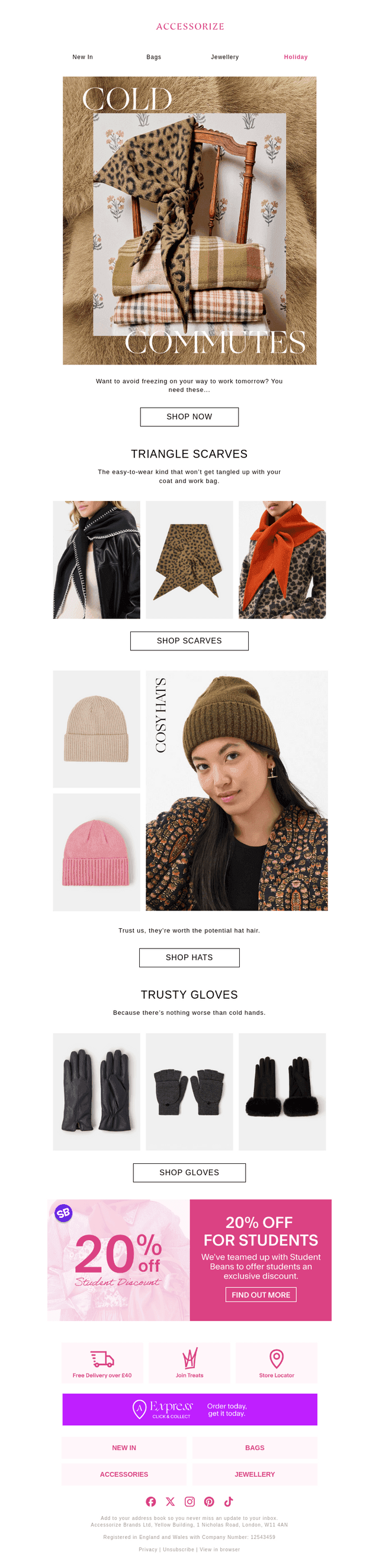 Inside: the secret to staying warm...