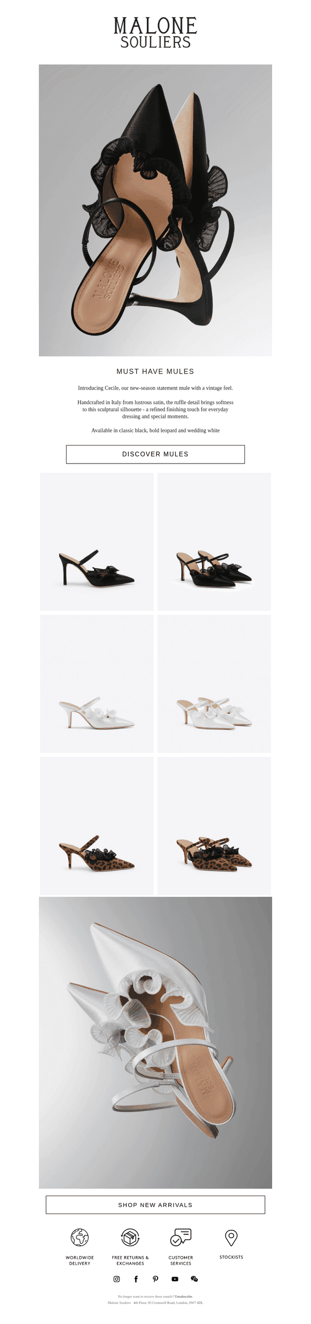 New In: Ruffled Mules