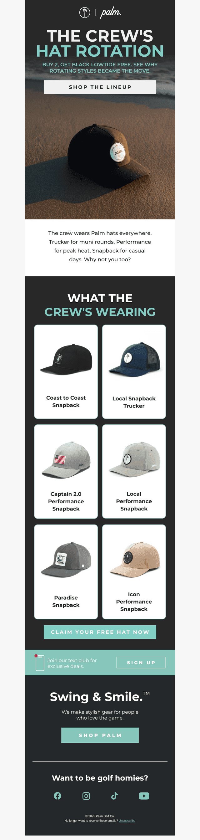 Why everyone has 3+ Palm hats