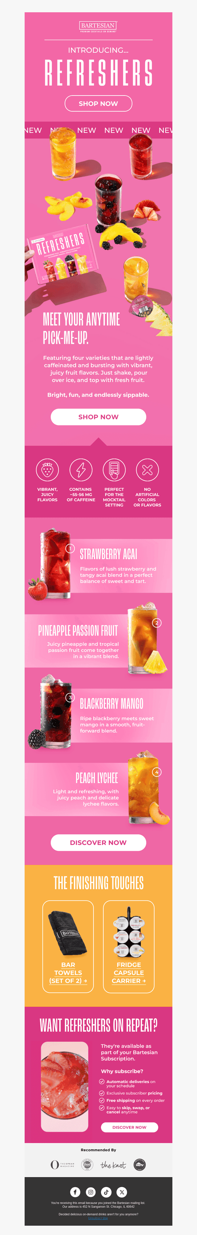 Introducing...REFRESHERS ✨