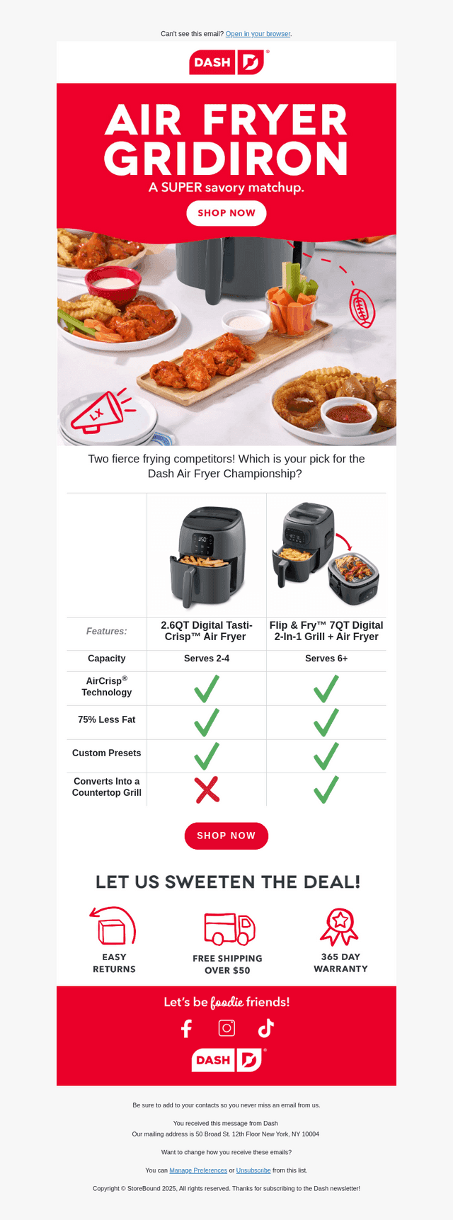 Air Fryer Face-Off 🏈