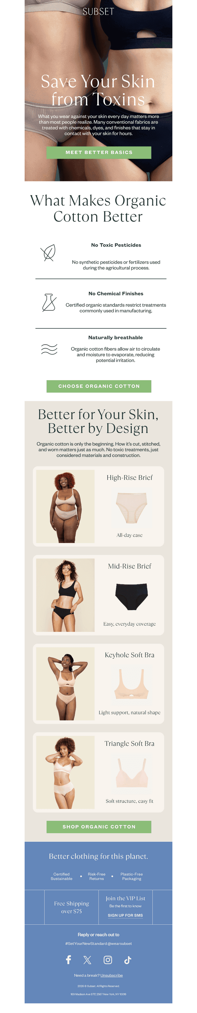 What Touches Your Skin Matters