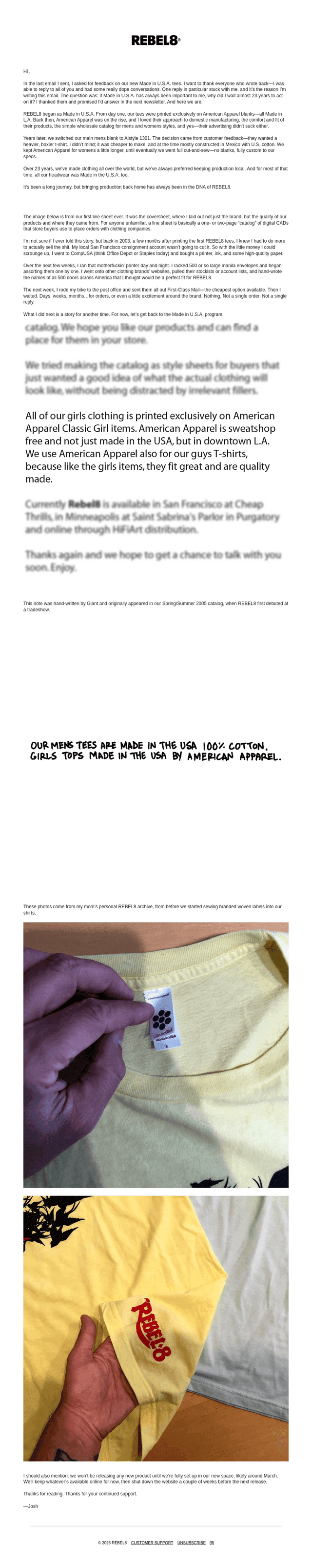 American Apparel Roots