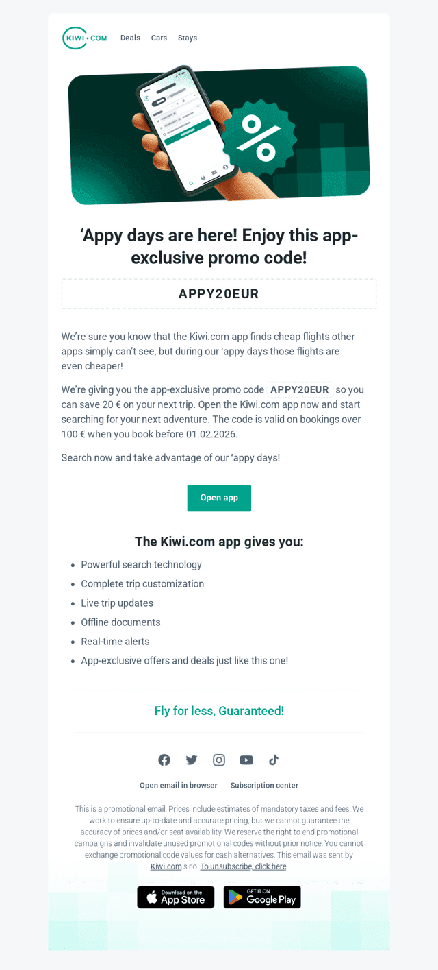 Kiwi Co. email from Wed, Jan 28, 2026