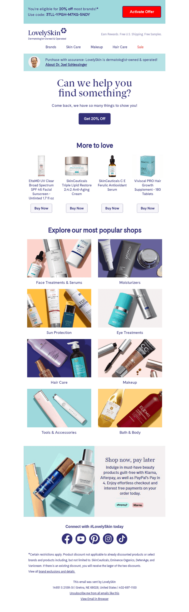 👀 Still looking around? Maybe 20% off will help…