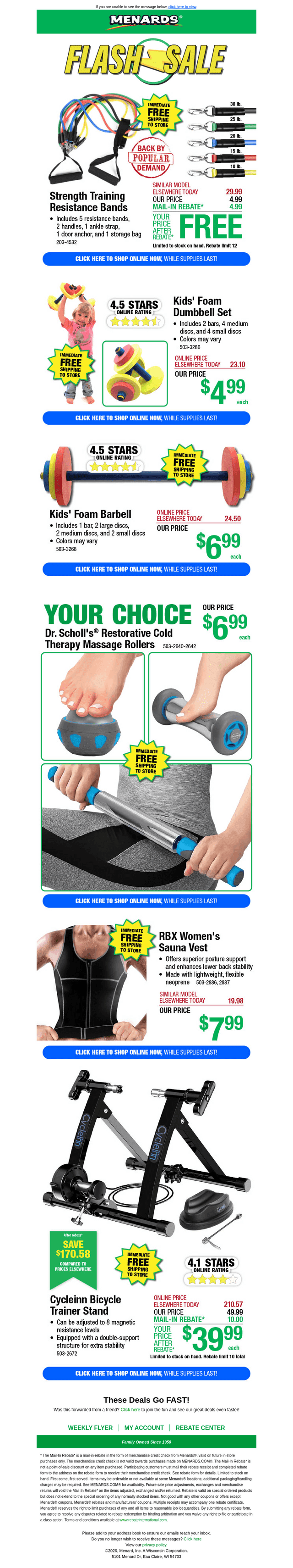 Kids' Foam Dumbbell Set ONLY $4.99!