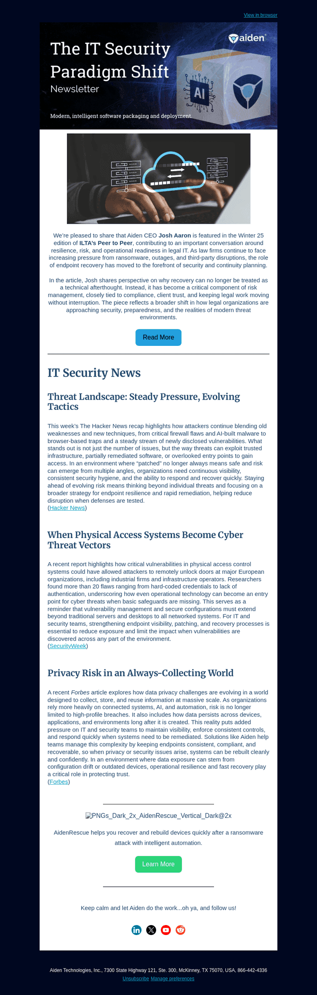 Are your systems ready when the unexpected hits?