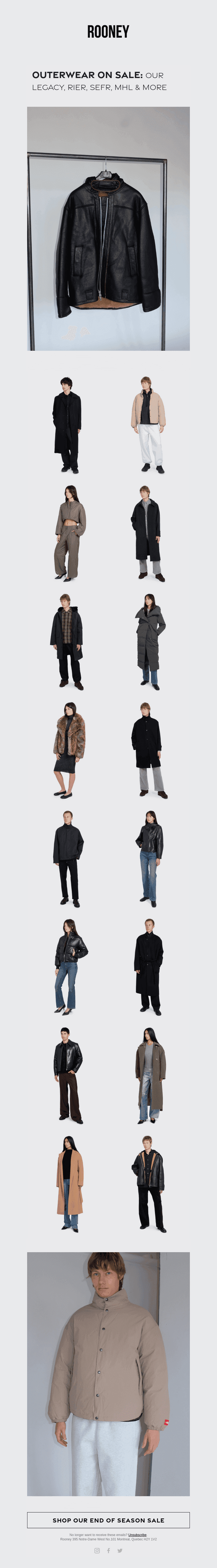 OUTERWEAR SALE EDIT