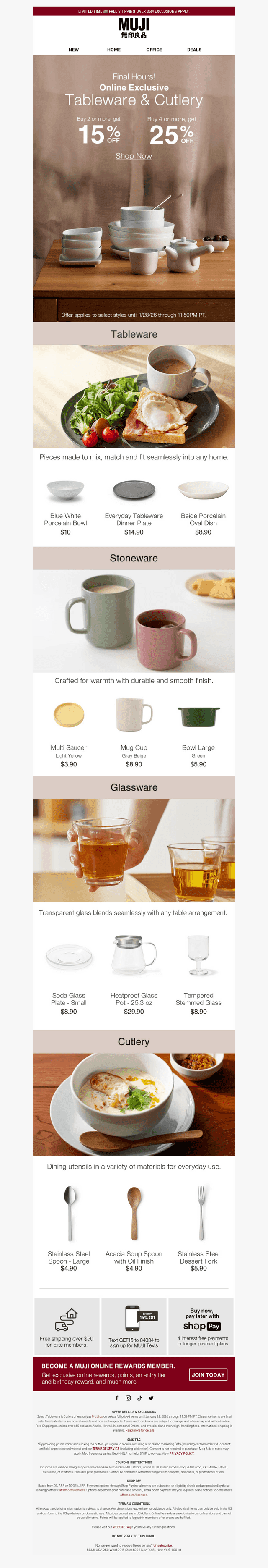 Today Only: 25% OFF Tableware Online! 🍽️