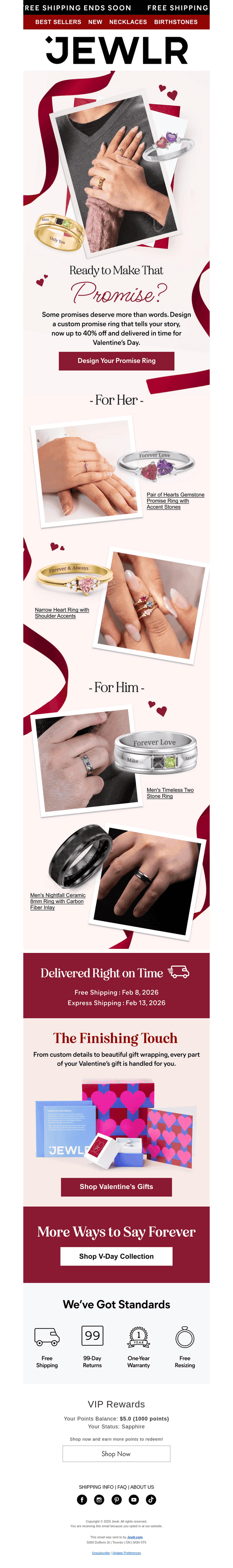 Make Your Promise this V-day