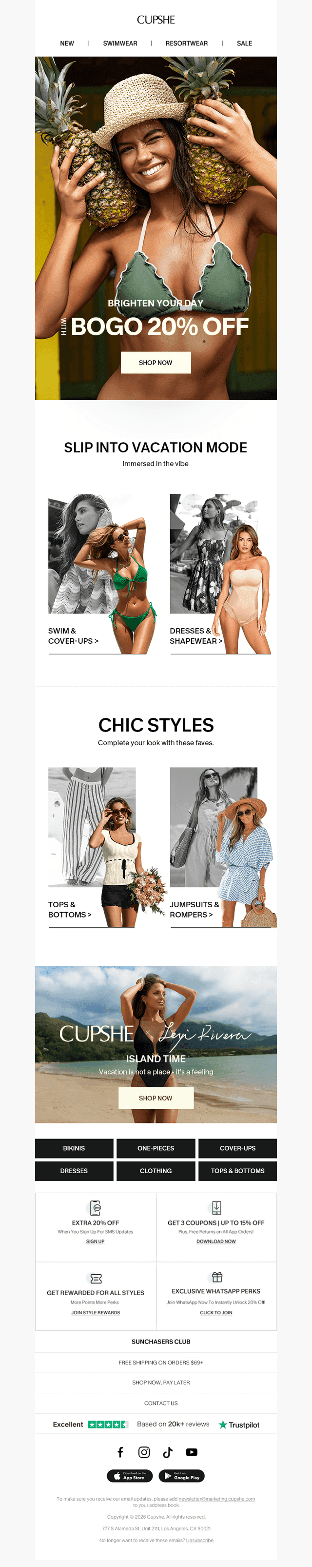 Unlock BOGO 20% Off