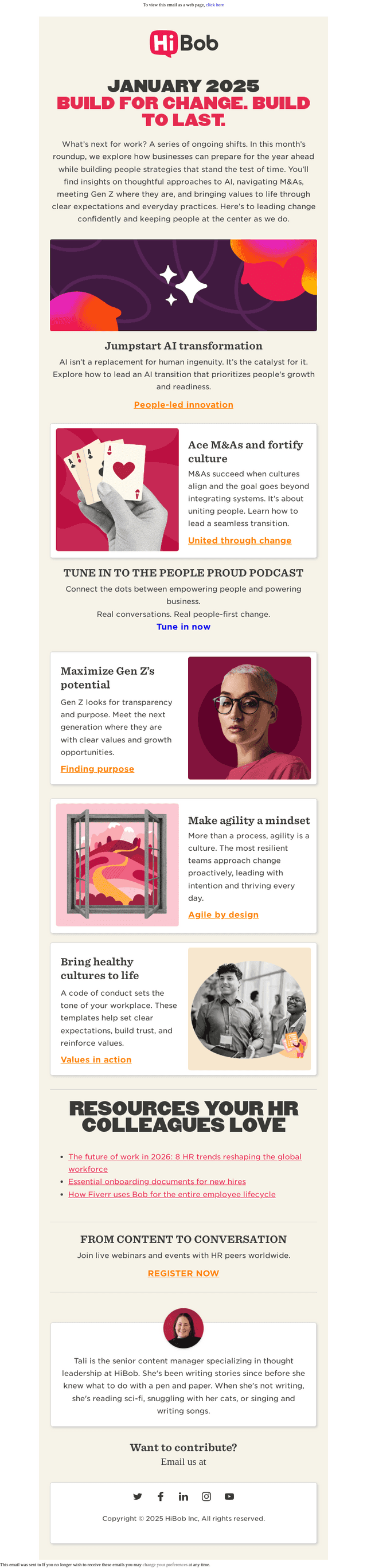 HiBob’s January 2026 content roundup