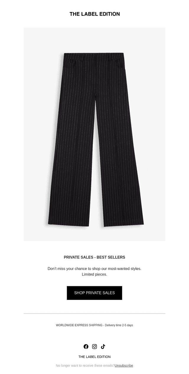 Private Sales - Best Sellers