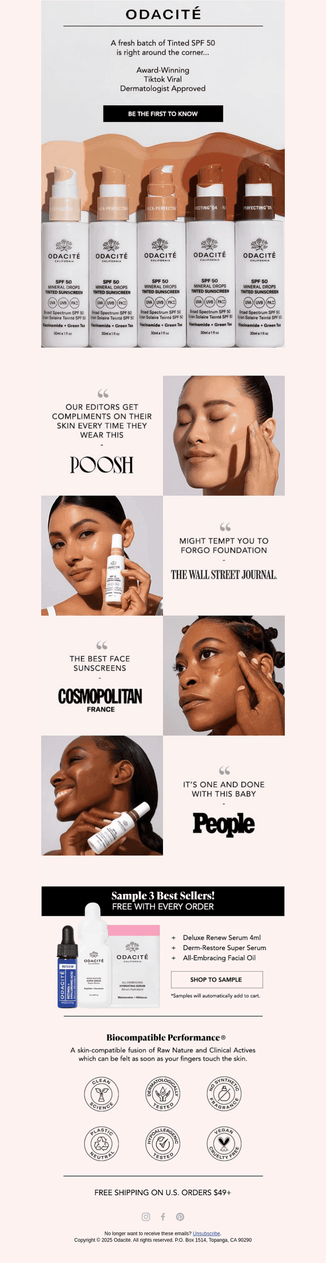 Tinted SPF restock is in 24 hours!