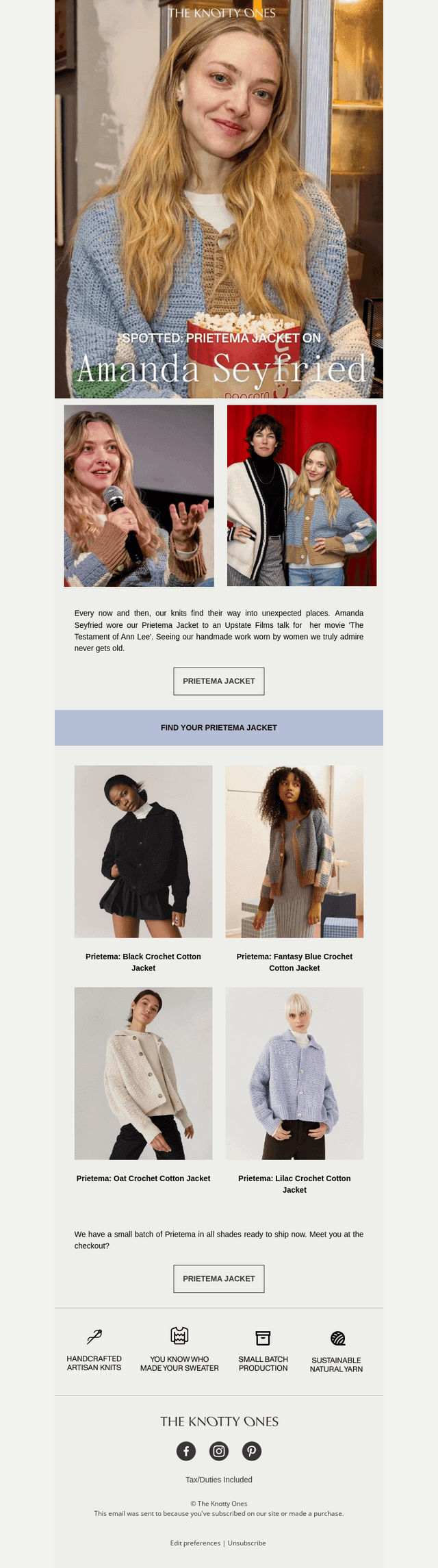 A Knit That Found The Spotlight