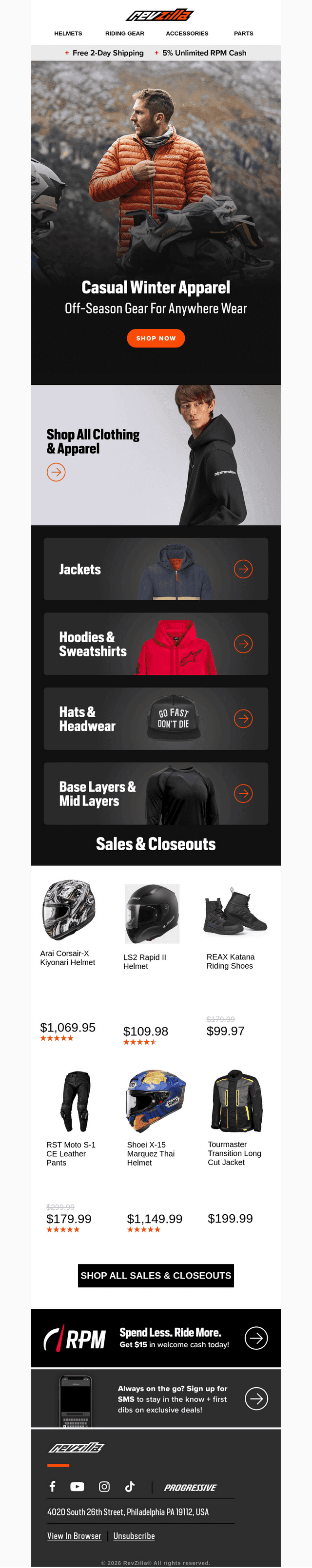 Casual Gear For Off The Bike
