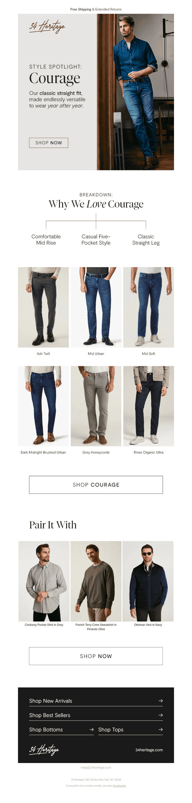Courage: #1 Straight Leg for Every Day