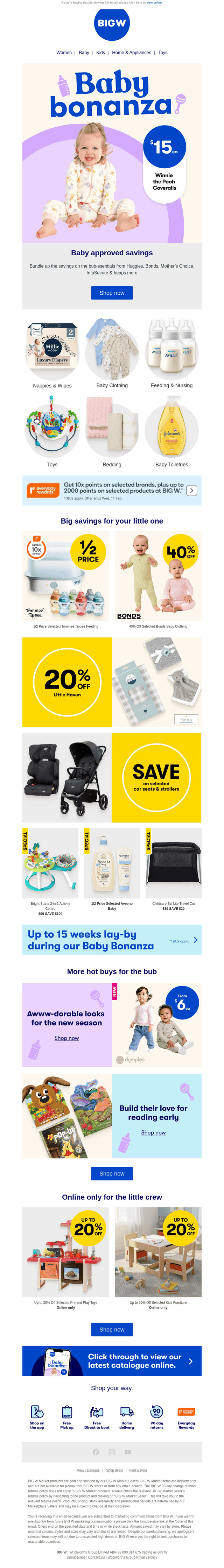 BIG deals on all things bub 🍼