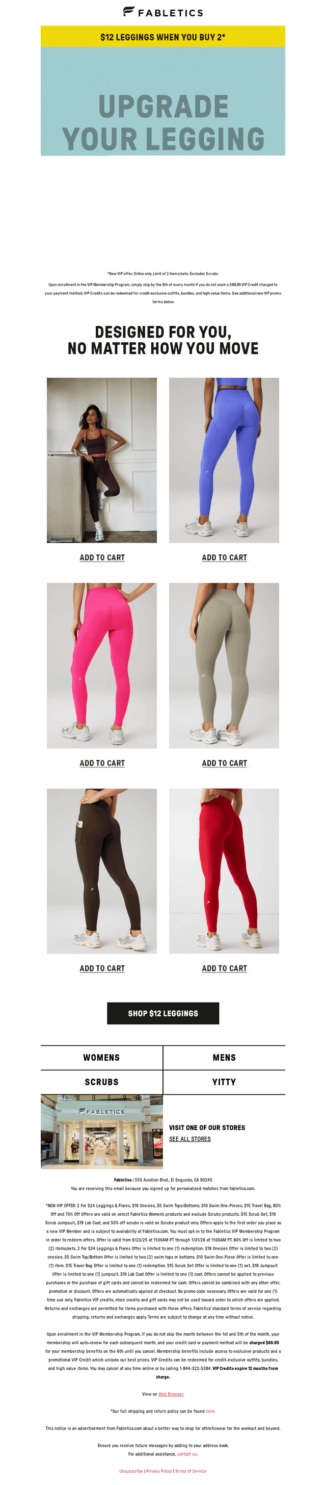 Fabletics email from Fri, Jan 30, 2026
