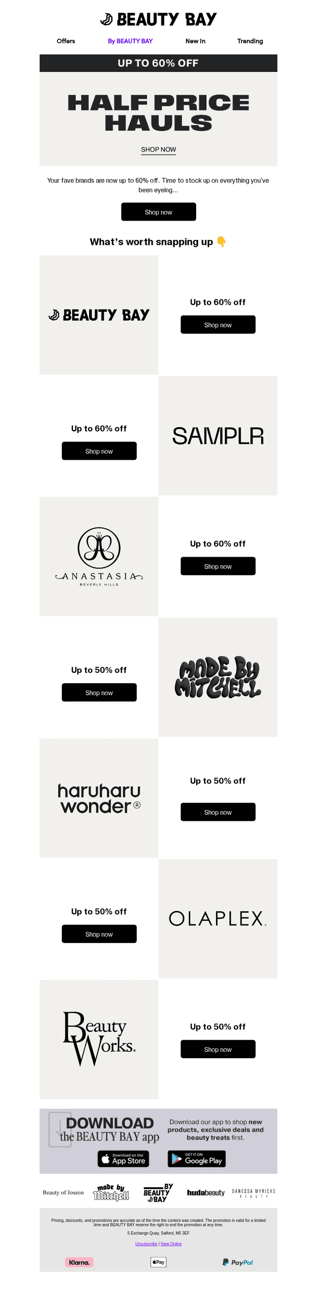 Half-price hauls 👀