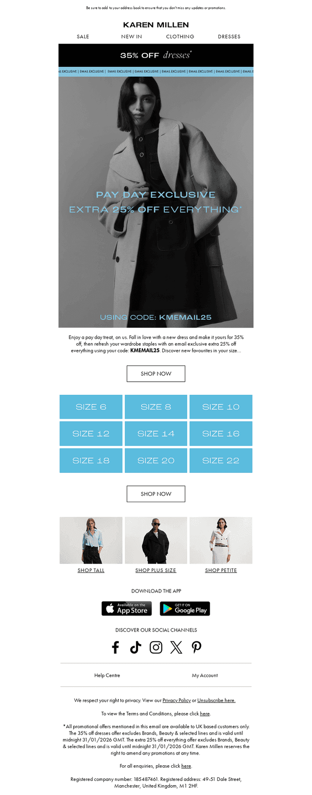 PAY DAY EXCLUSIVE | Extra 25% Off Everything