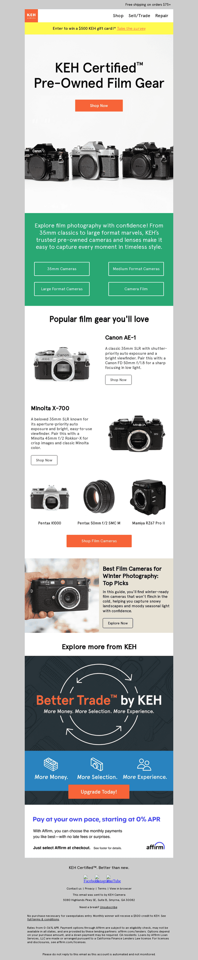 Capture winter on film 📸 🎞️