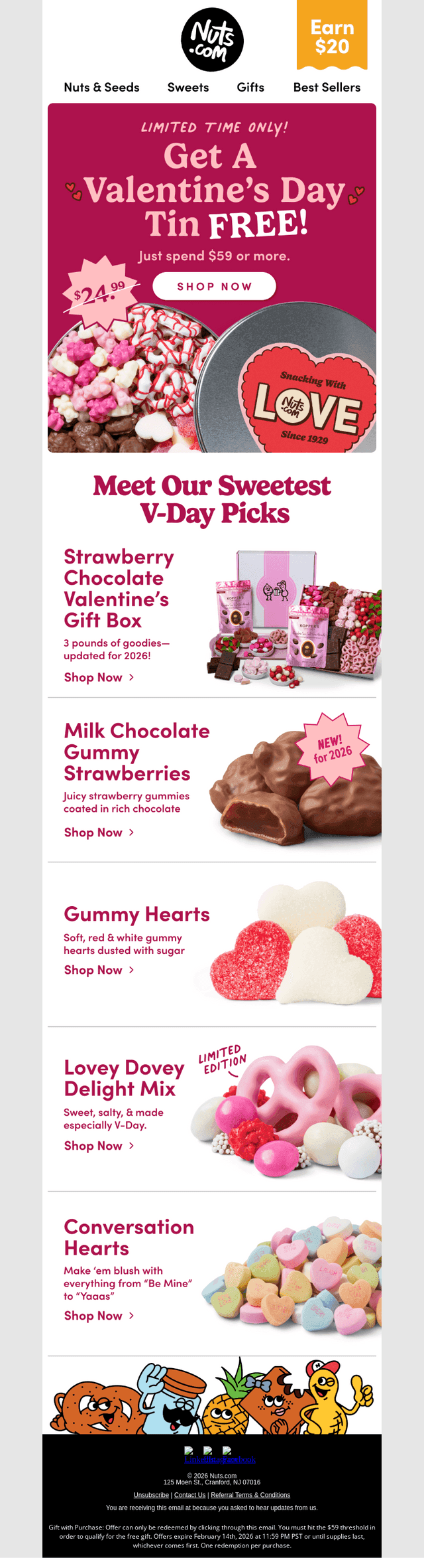 Get our limited-time V-Day Tin—for free!