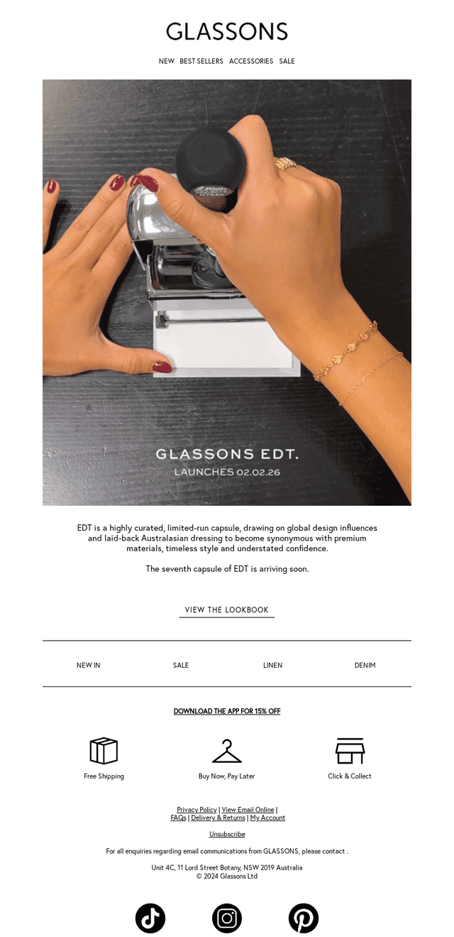 Glassons email from Fri, Jan 30, 2026