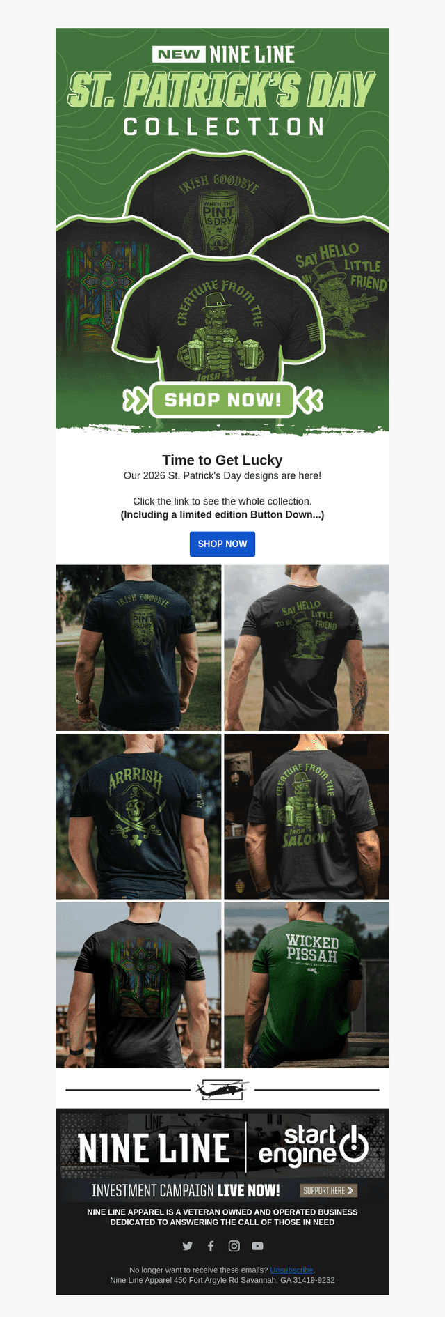 NineLineApparel email from Fri, Jan 30, 2026