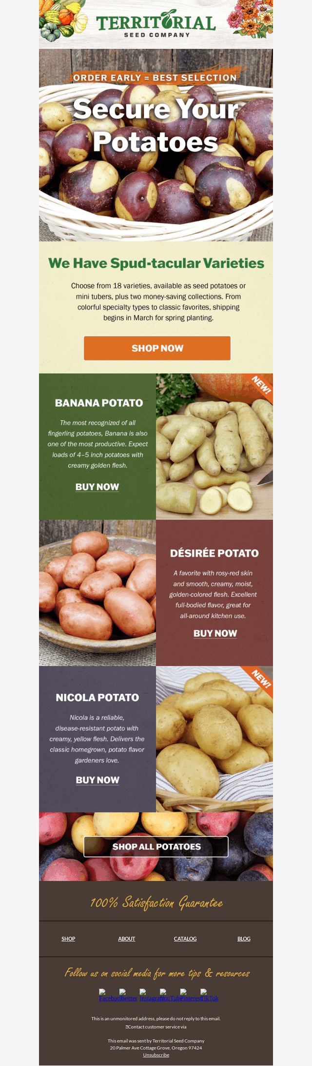 Pre-order your potatoes for spring! 🥔🌱