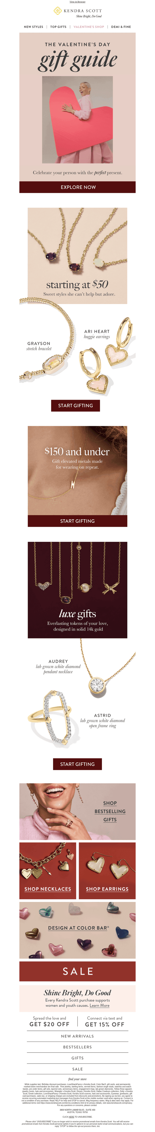 Kendra Scott email from Fri, Jan 30, 2026