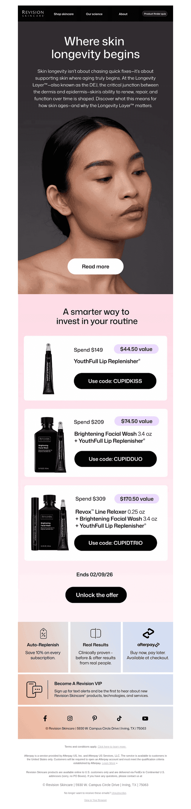 Revision Skincare email from Fri, Jan 30, 2026