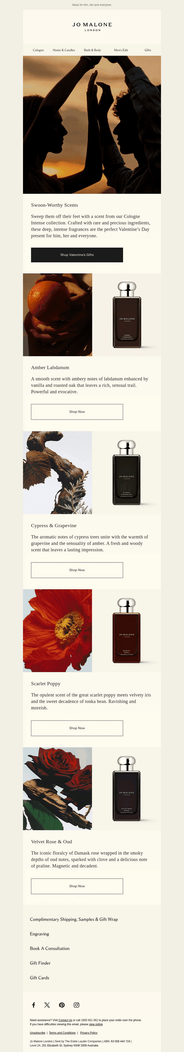 Make their Valentine’s Day with Cologne Intense