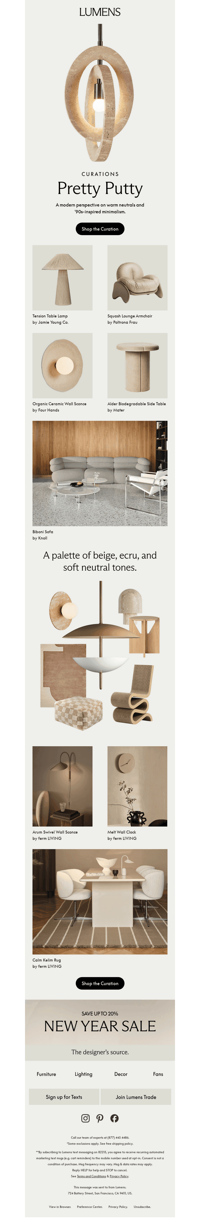 Pretty Putty, Curated