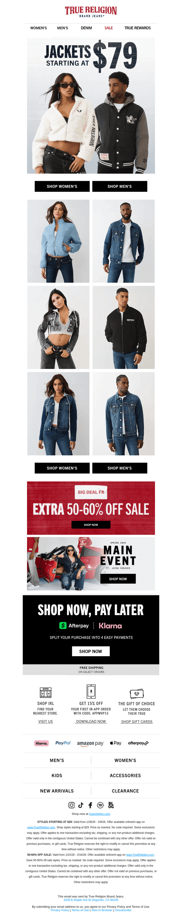 ❄️ BRRRR ❄️ $79+ jackets for the chill →