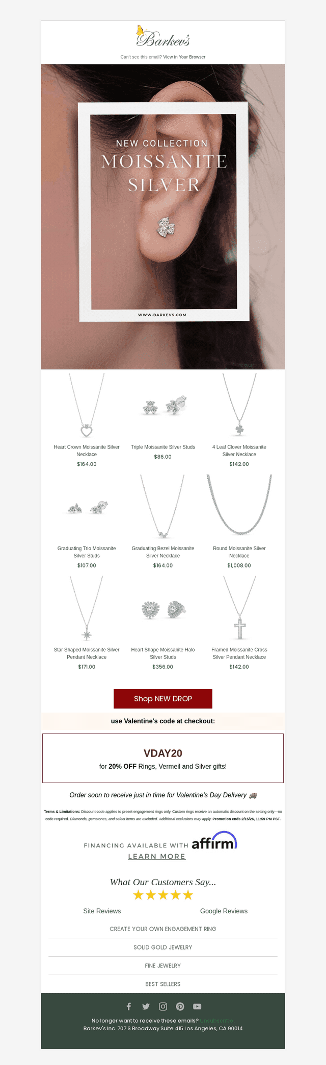 Just Dropped: Silver Moissanite Collection + 20% OFF✨