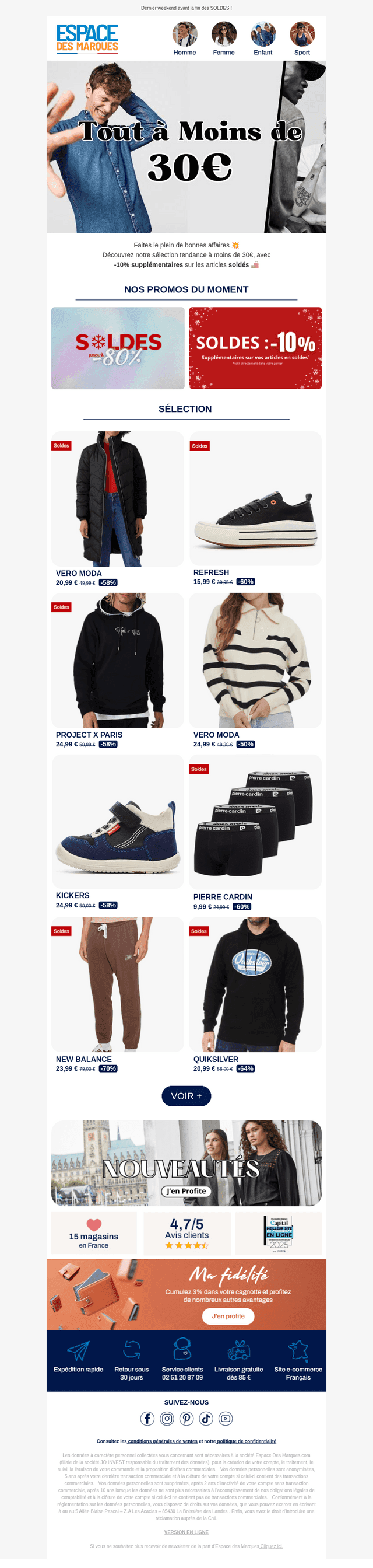 🚨 ALERTE : tout à moins de 30€ ! 🤩
